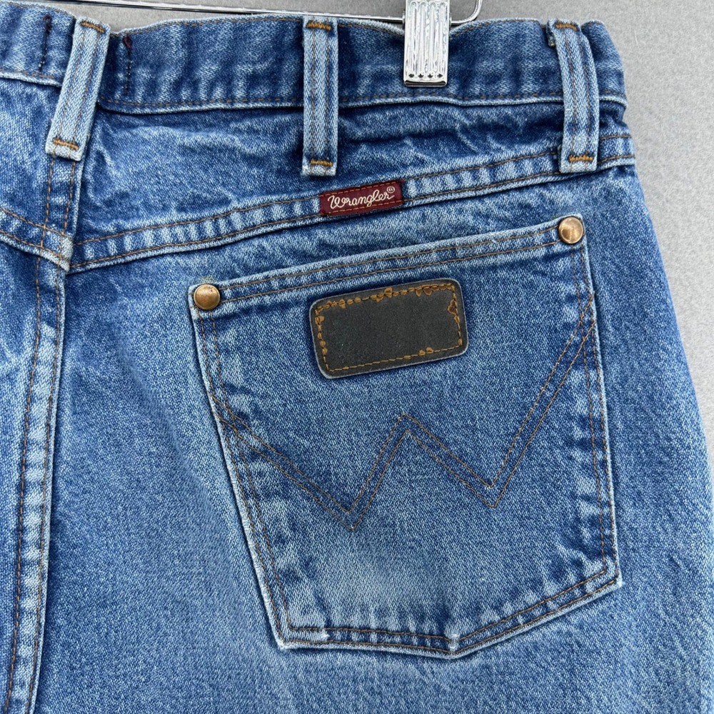 VTG Wrangler 31 Cowboy Cut Relaxed Fit Grunge Jeans 36x34 (33x31) USA Y2K 90s